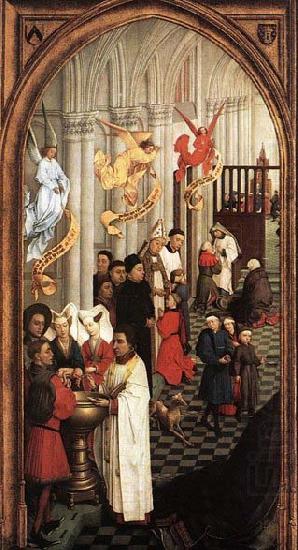 WEYDEN, Rogier van der Seven Sacraments china oil painting image